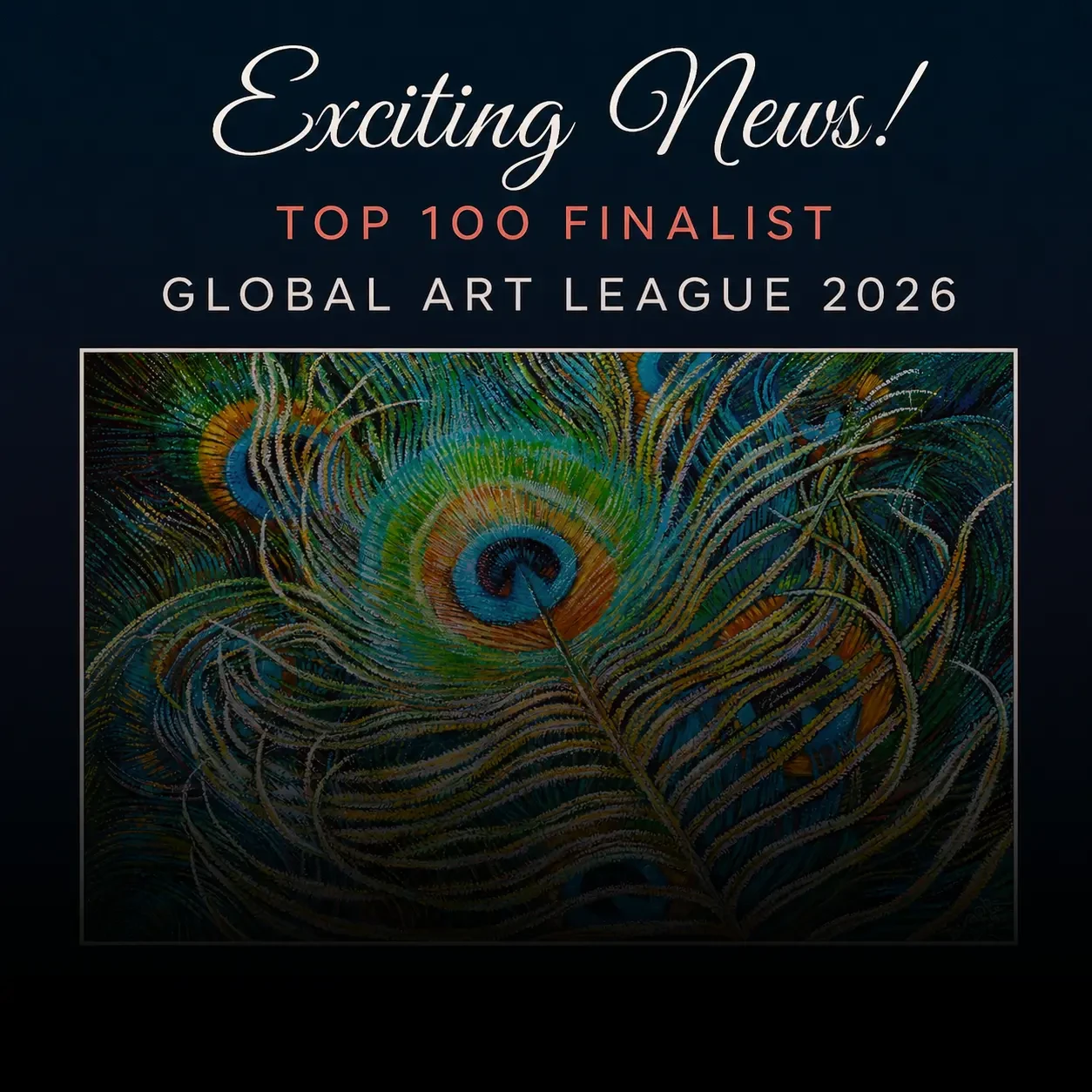 Beckie Hawk Named Global Art League Top 100 Finalist
